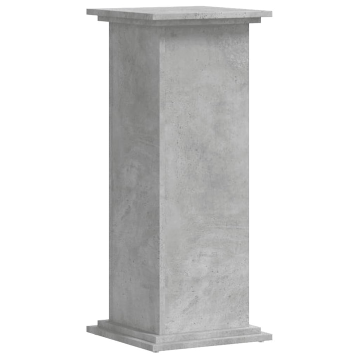 plantestativ 33x33x80 cm konstrueret træ betongrå
