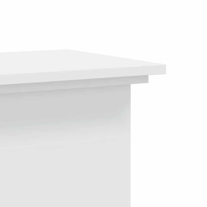 plantestativ 33x33x100 cm konstrueret træ hvid