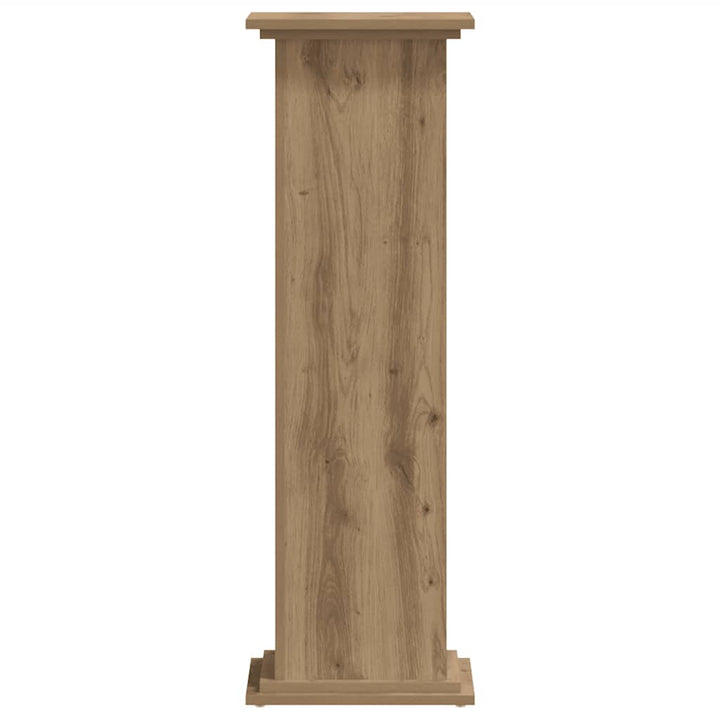 plantestativ 33x33x100 cm konstrueret træ gammelt egetræslook