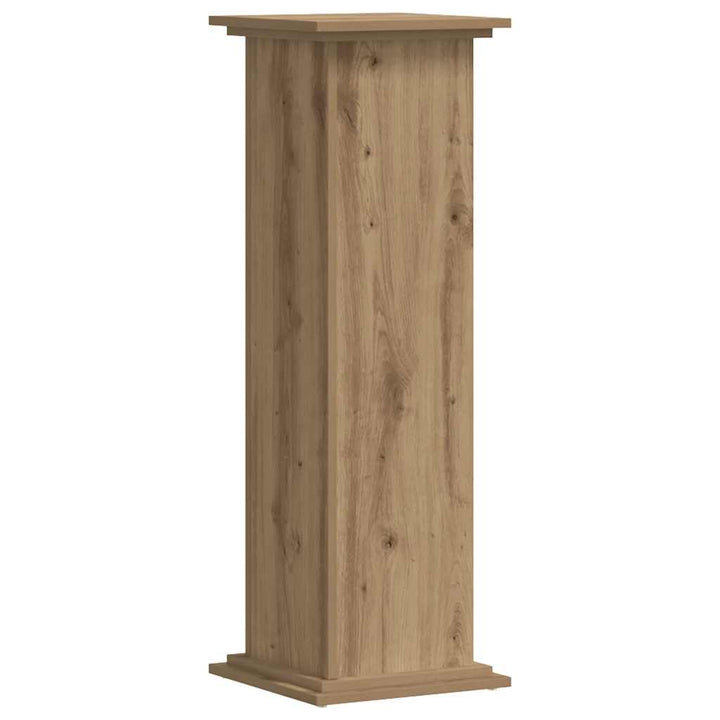 plantestativ 33x33x100 cm konstrueret træ gammelt egetræslook