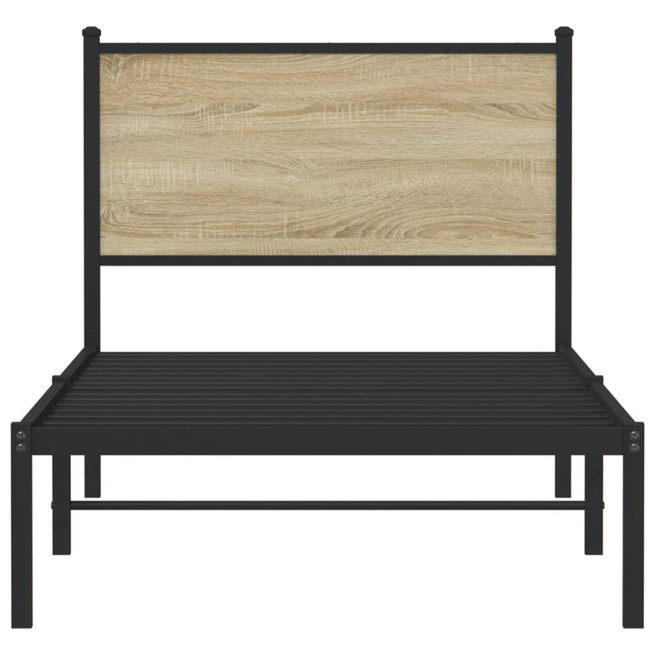 sengeramme uden madras 80x200 cm metal sonoma-eg