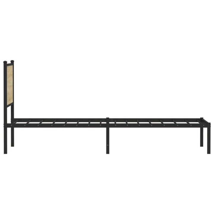 sengeramme uden madras 80x200 cm metal sonoma-eg