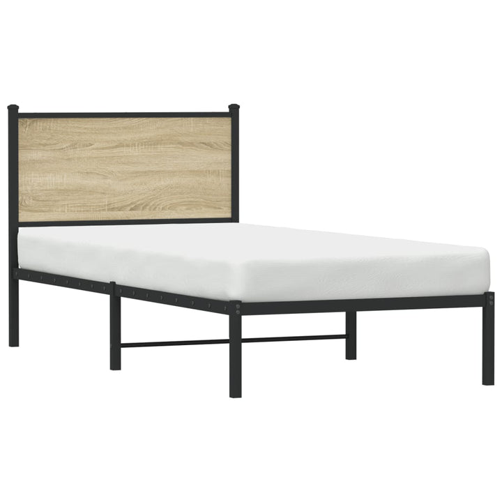 sengeramme uden madras 90x190 cm metal sonoma-eg