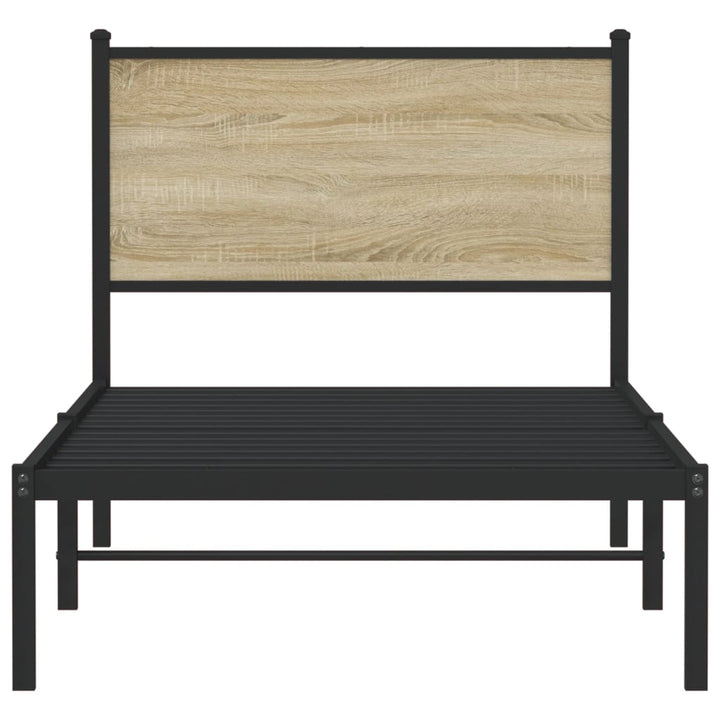 sengeramme uden madras 90x190 cm metal sonoma-eg