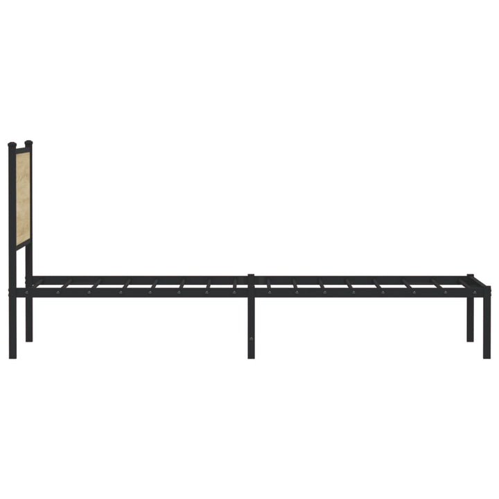 sengeramme uden madras 90x190 cm metal sonoma-eg
