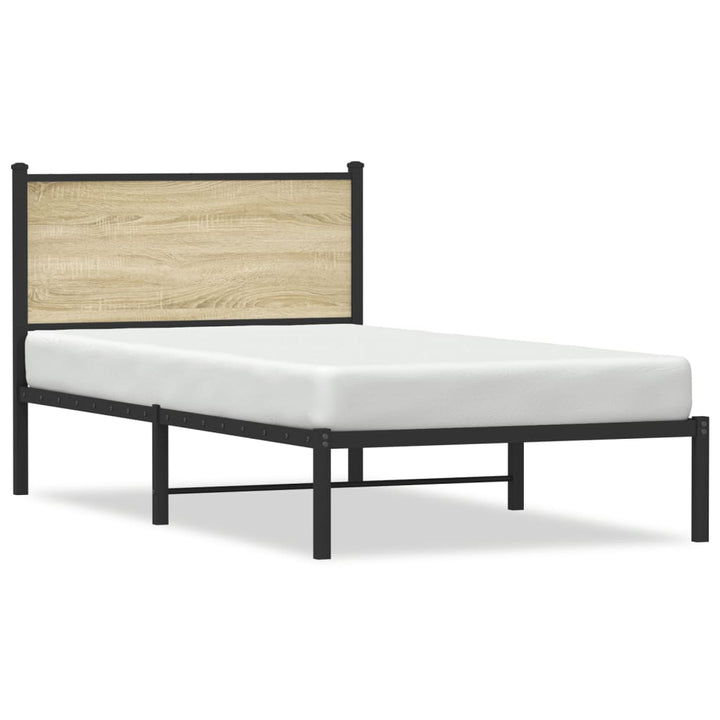 sengeramme uden madras 100x200 cm metal sonoma-eg