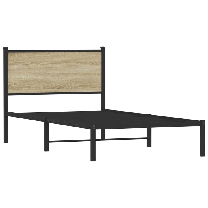 sengeramme uden madras 100x200 cm metal sonoma-eg