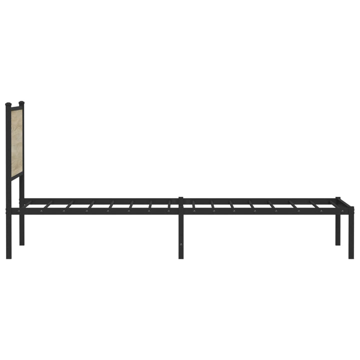 sengeramme uden madras 100x200 cm metal sonoma-eg