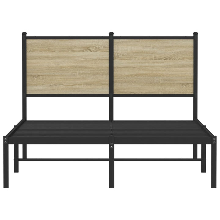 sengeramme uden madras 120x200 cm metal sonoma-eg