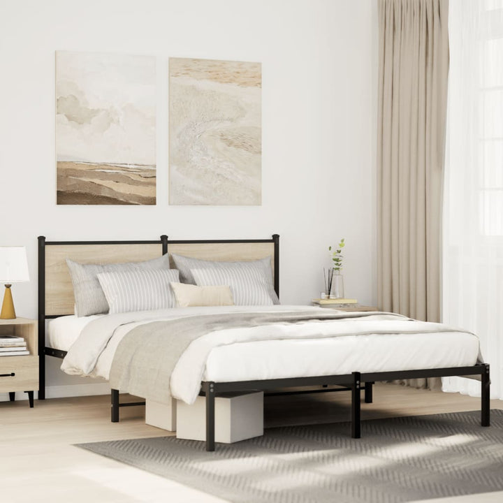 sengeramme uden madras 137x190 cm sonoma-eg