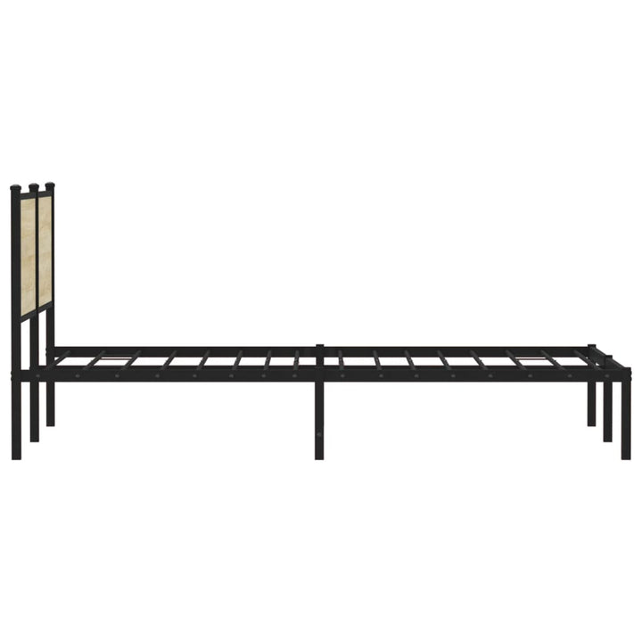 sengeramme uden madras 140x190 cm metal sonoma-eg