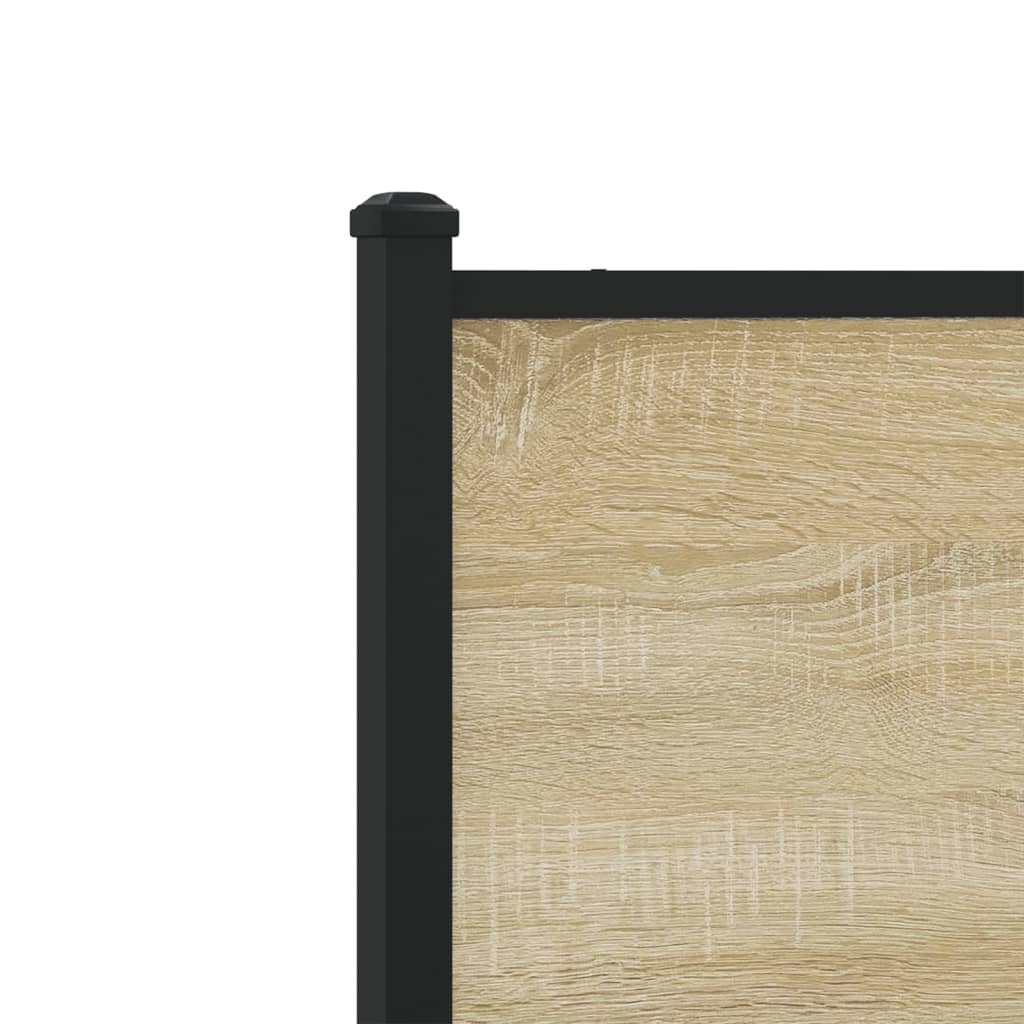 sengeramme uden madras 160x200 cm metal sonoma-eg