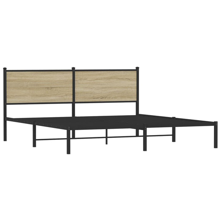 sengeramme uden madras 183x213 cm metal sonoma-eg