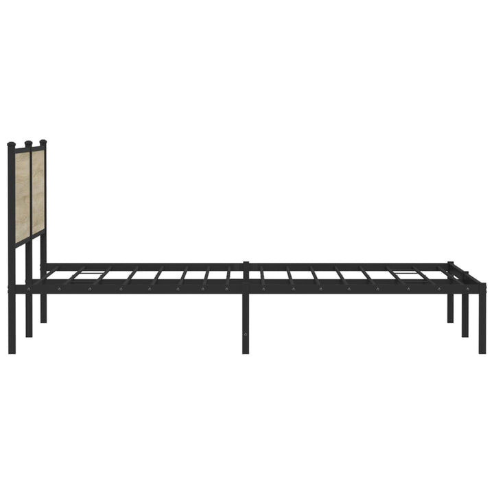 sengeramme uden madras 183x213 cm metal sonoma-eg