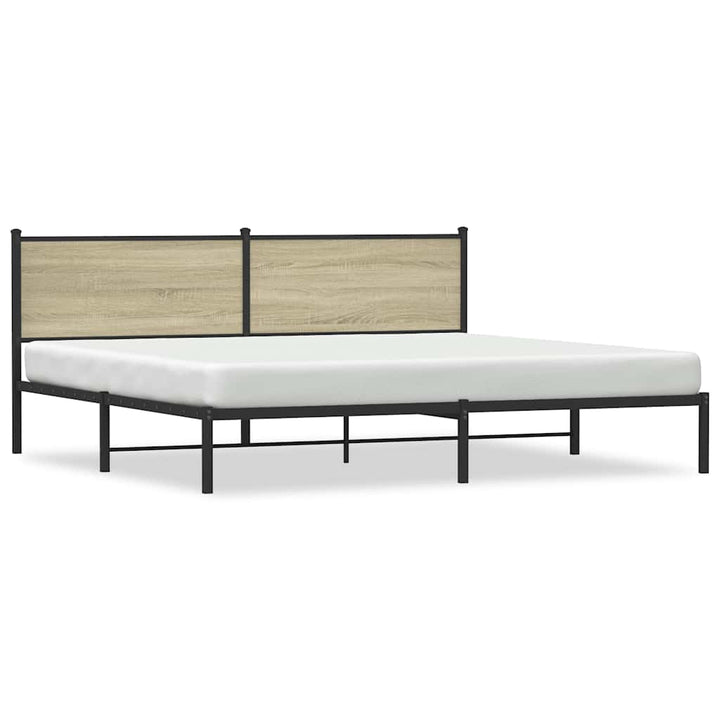 sengeramme uden madras 193x203 cm metal sonoma-eg