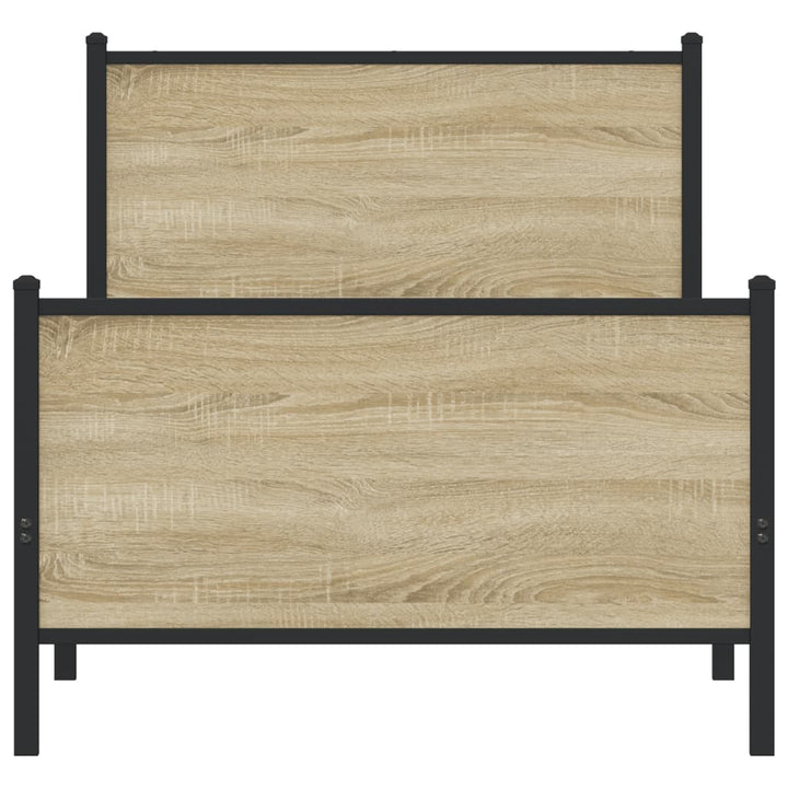 sengeramme uden madras 90x190 cm metal sonoma-eg