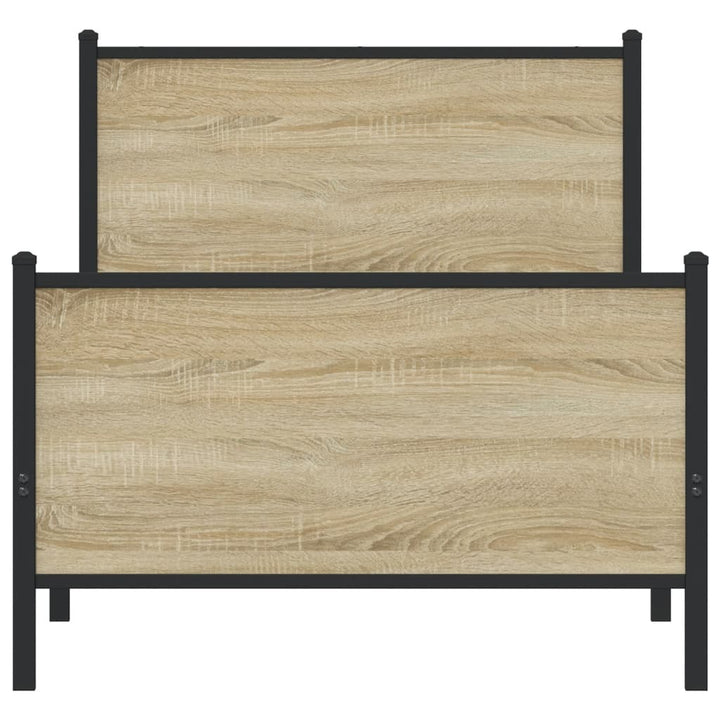 sengeramme uden madras 90x200 cm metal sonoma-eg