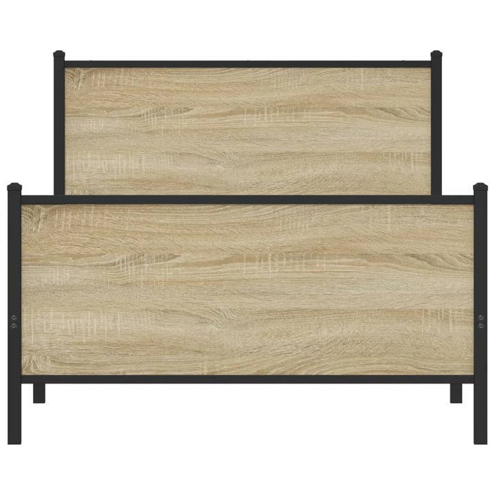 sengeramme uden madras 100x190 cm metal sonoma-eg