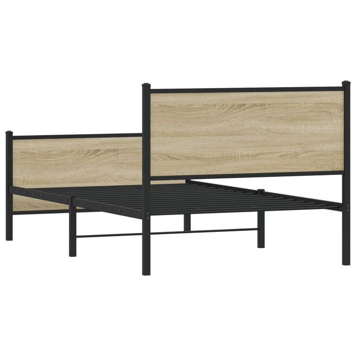 sengeramme uden madras 100x190 cm metal sonoma-eg