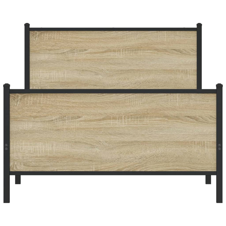 sengeramme uden madras 100x200 cm metal sonoma-eg
