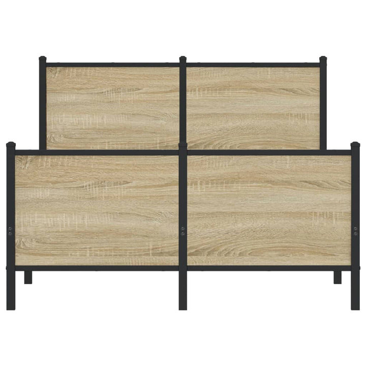sengeramme uden madras 120x190 cm metal sonoma-eg