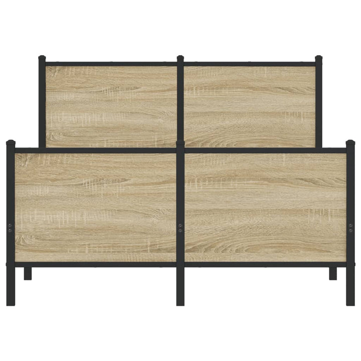 sengeramme uden madras 120x200 cm metal sonoma-eg