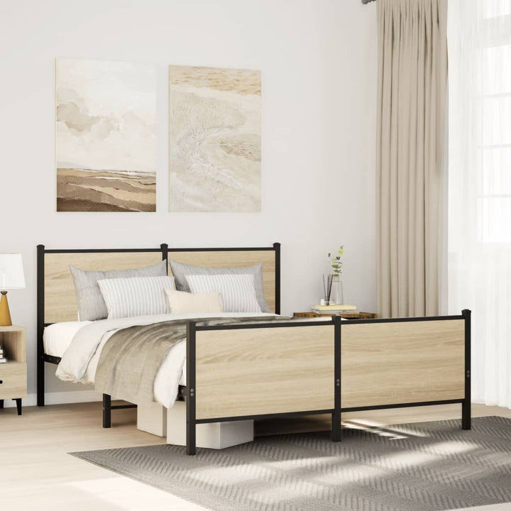 sengeramme uden madras 137x190 cm sonoma-eg