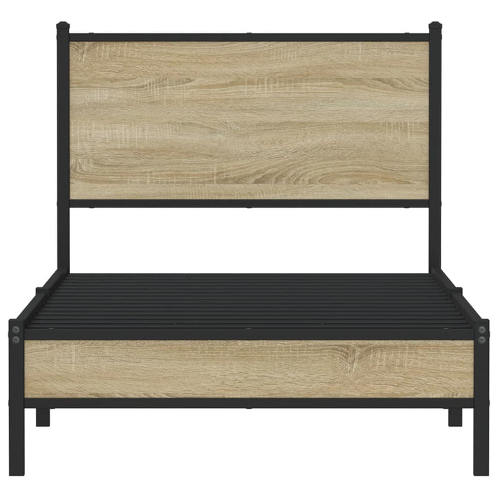 sengeramme uden madras 75x190 cm metal sonoma-eg