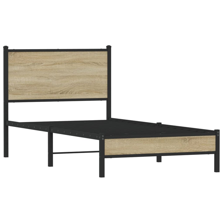 sengeramme uden madras 80x200 cm metal sonoma-eg