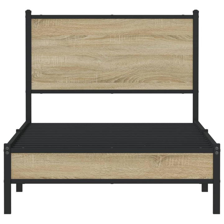 sengeramme uden madras 80x200 cm metal sonoma-eg