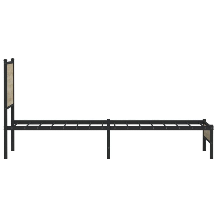 sengeramme uden madras 80x200 cm metal sonoma-eg