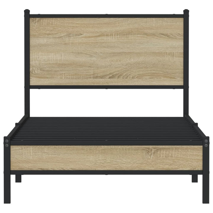 sengeramme uden madras 90x200 cm metal sonoma-eg