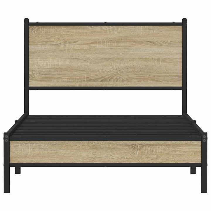 sengeramme uden madras 107x203 cm metal sonoma-eg