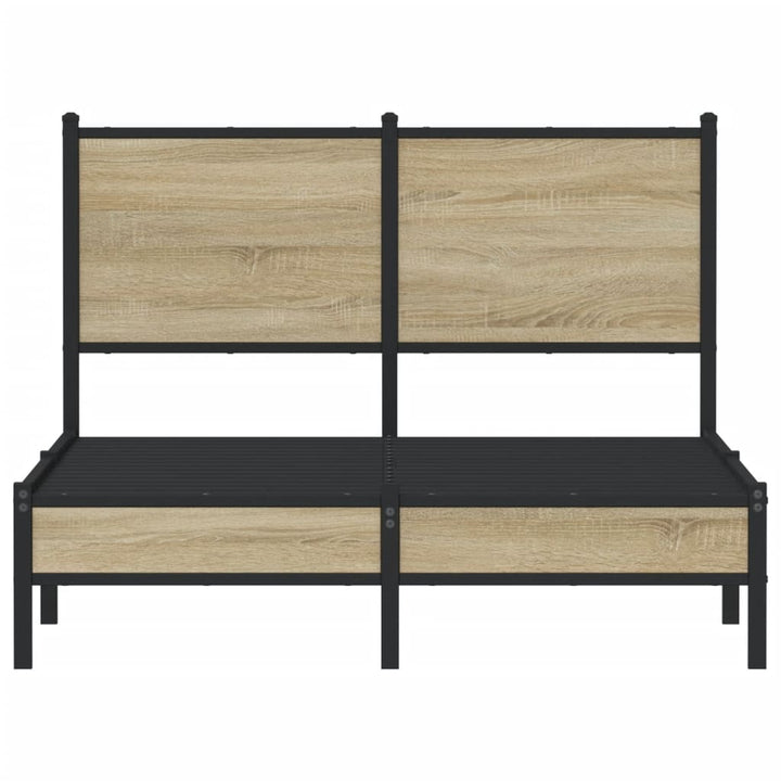 sengeramme uden madras 120x190 cm metal sonoma-eg