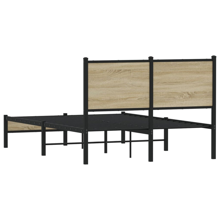 sengeramme uden madras 120x190 cm metal sonoma-eg