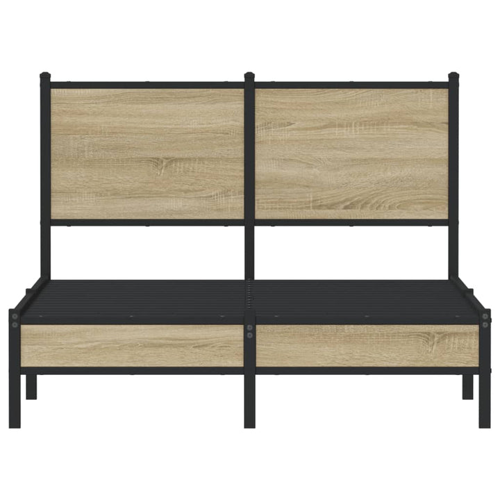 sengeramme uden madras 120x200 cm metal sonoma-eg