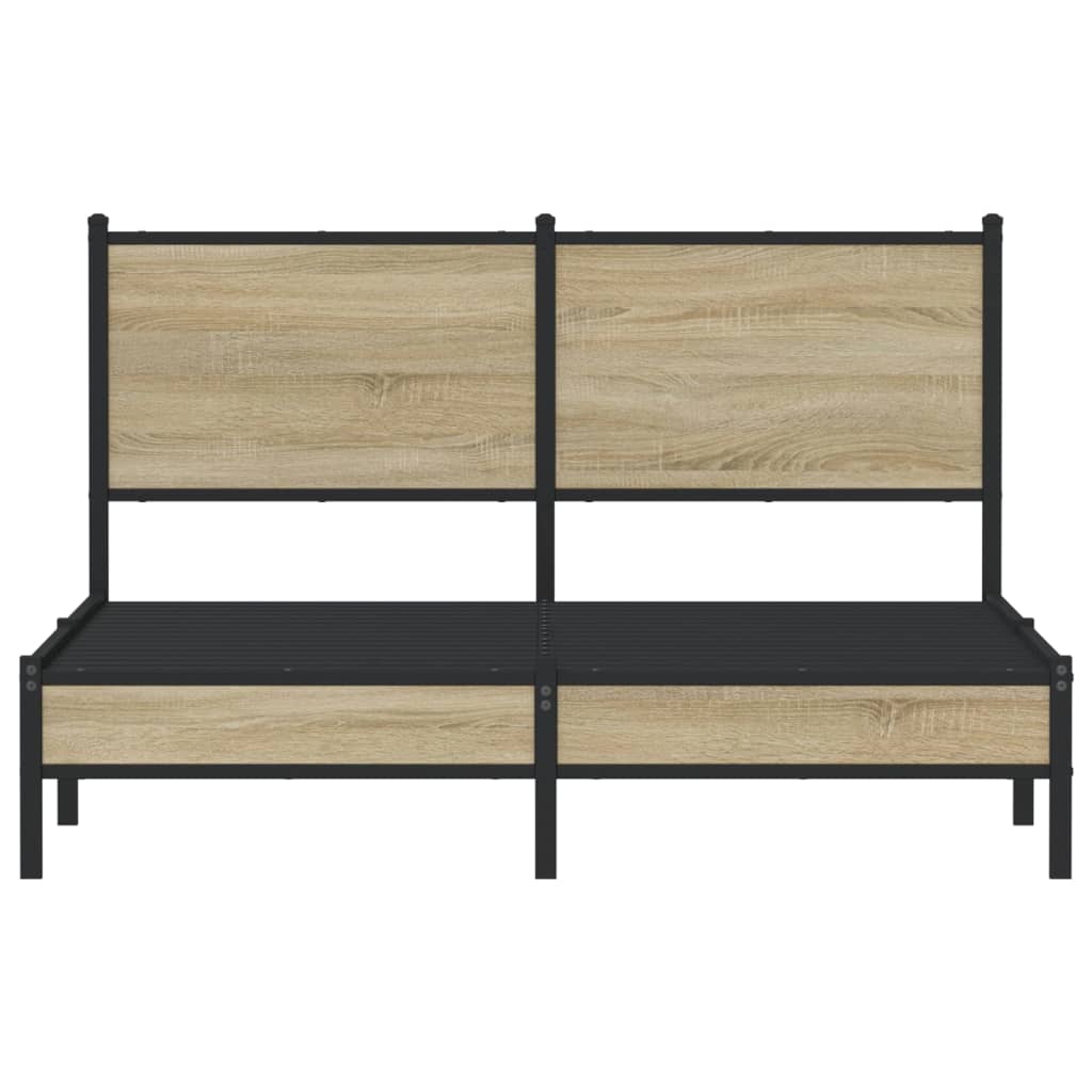 sengeramme uden madras 140x200 cm metal sonoma-eg