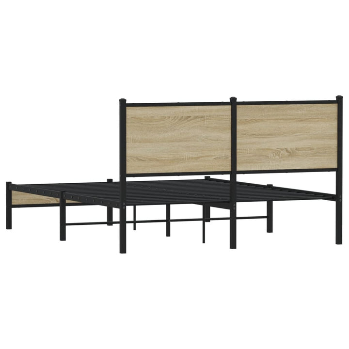 sengeramme uden madras 140x200 cm metal sonoma-eg