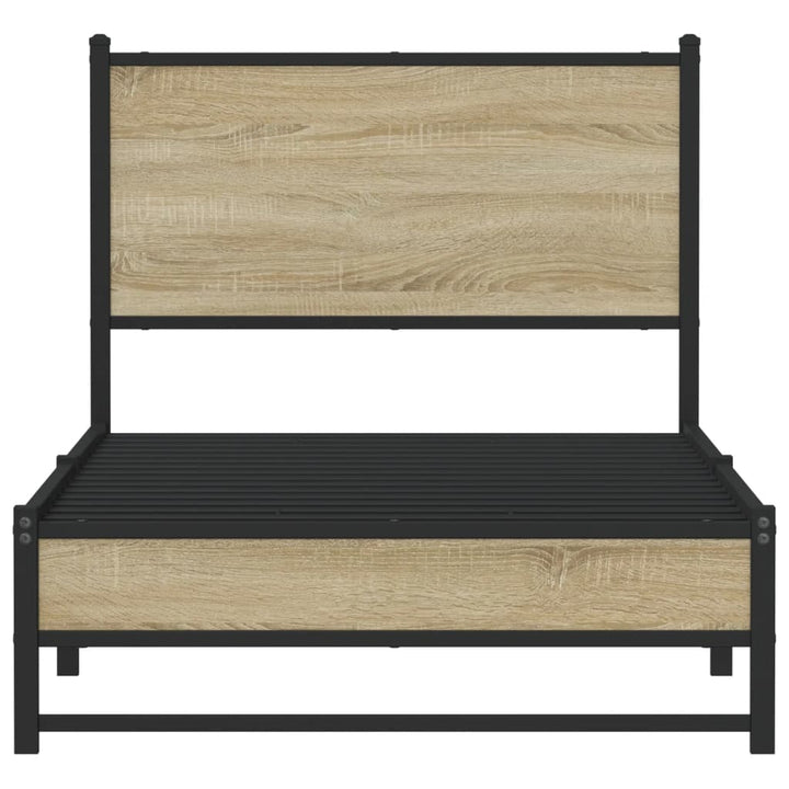 sengeramme uden madras 75x190 cm metal sonoma-eg