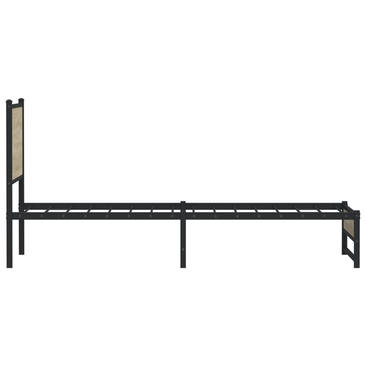 sengeramme uden madras 80x200 cm metal sonoma-eg