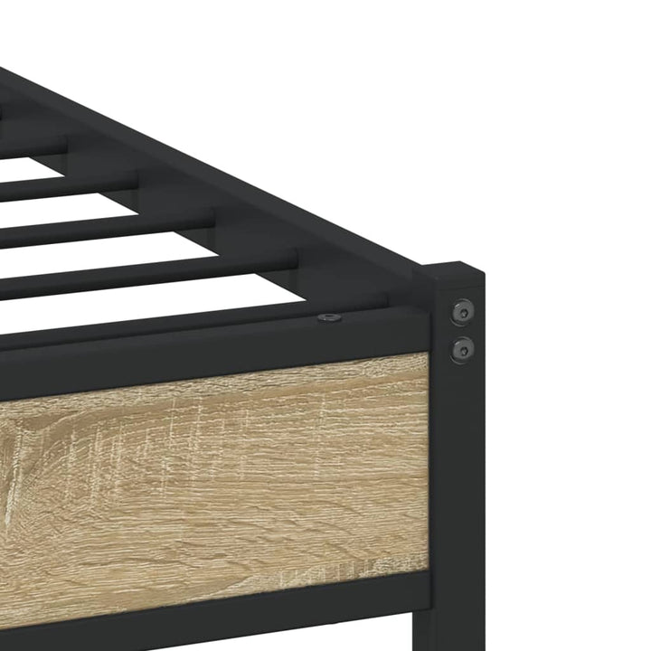 sengeramme uden madras 90x190 cm metal sonoma-eg