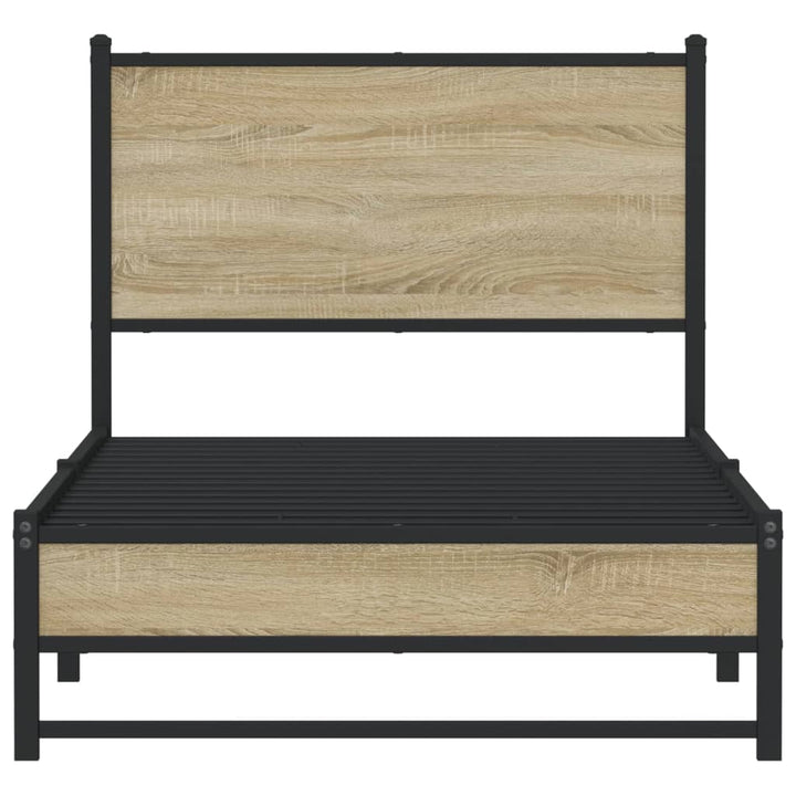 sengeramme uden madras 90x200 cm metal sonoma-eg