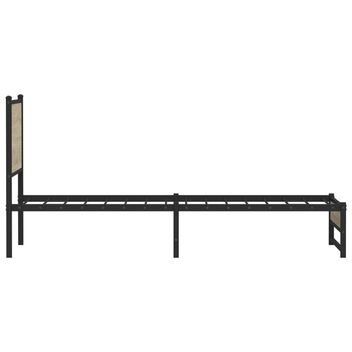 sengeramme uden madras 90x200 cm metal sonoma-eg