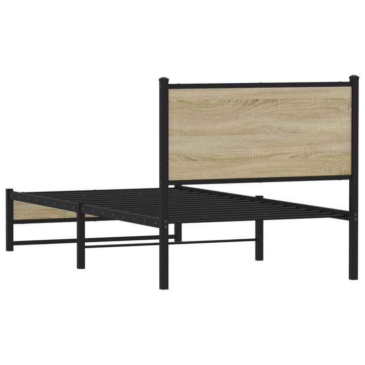 sengeramme uden madras 90x200 cm metal sonoma-eg