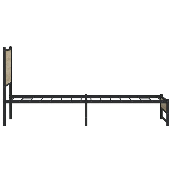 sengeramme uden madras 100x190 cm metal sonoma-eg