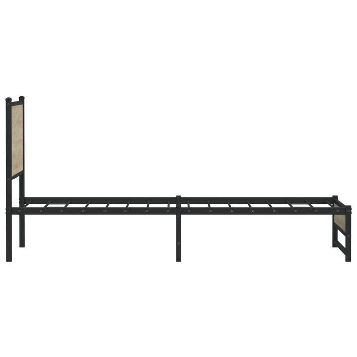 sengeramme uden madras 100x200 cm metal sonoma-eg