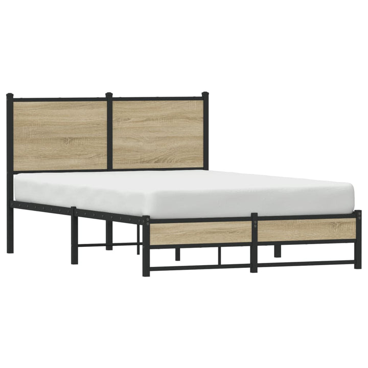 sengeramme uden madras 120x190 cm metal sonoma-eg
