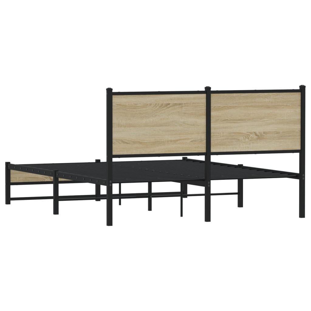 sengeramme uden madras 137x190 cm sonoma-eg
