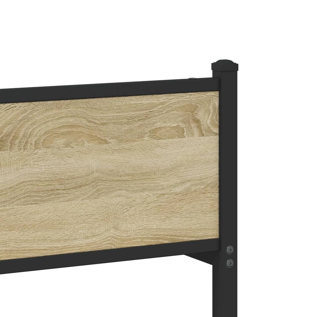 sengeramme uden madras 75x190 cm metal sonoma-eg