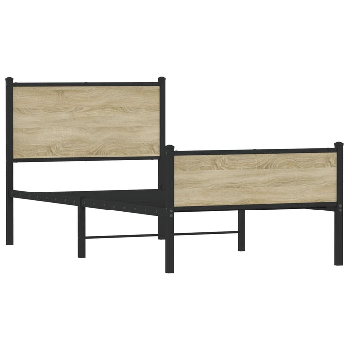 sengeramme uden madras 107x203 cm metal sonoma-eg